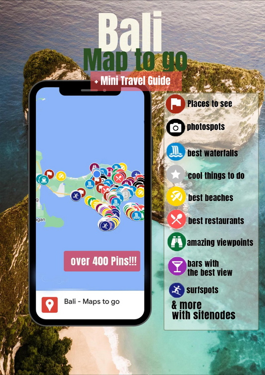 Bali - Maps to go + Mini Route Guide