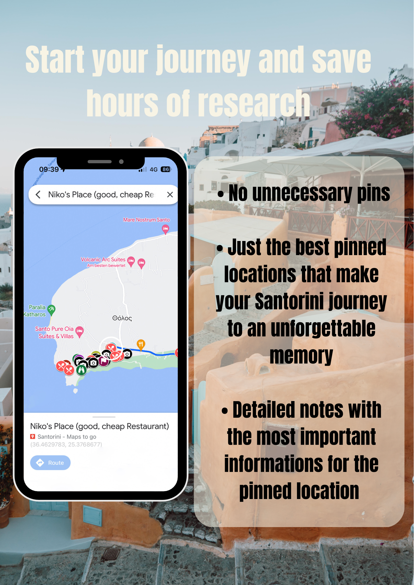 Santorini - Maps to go